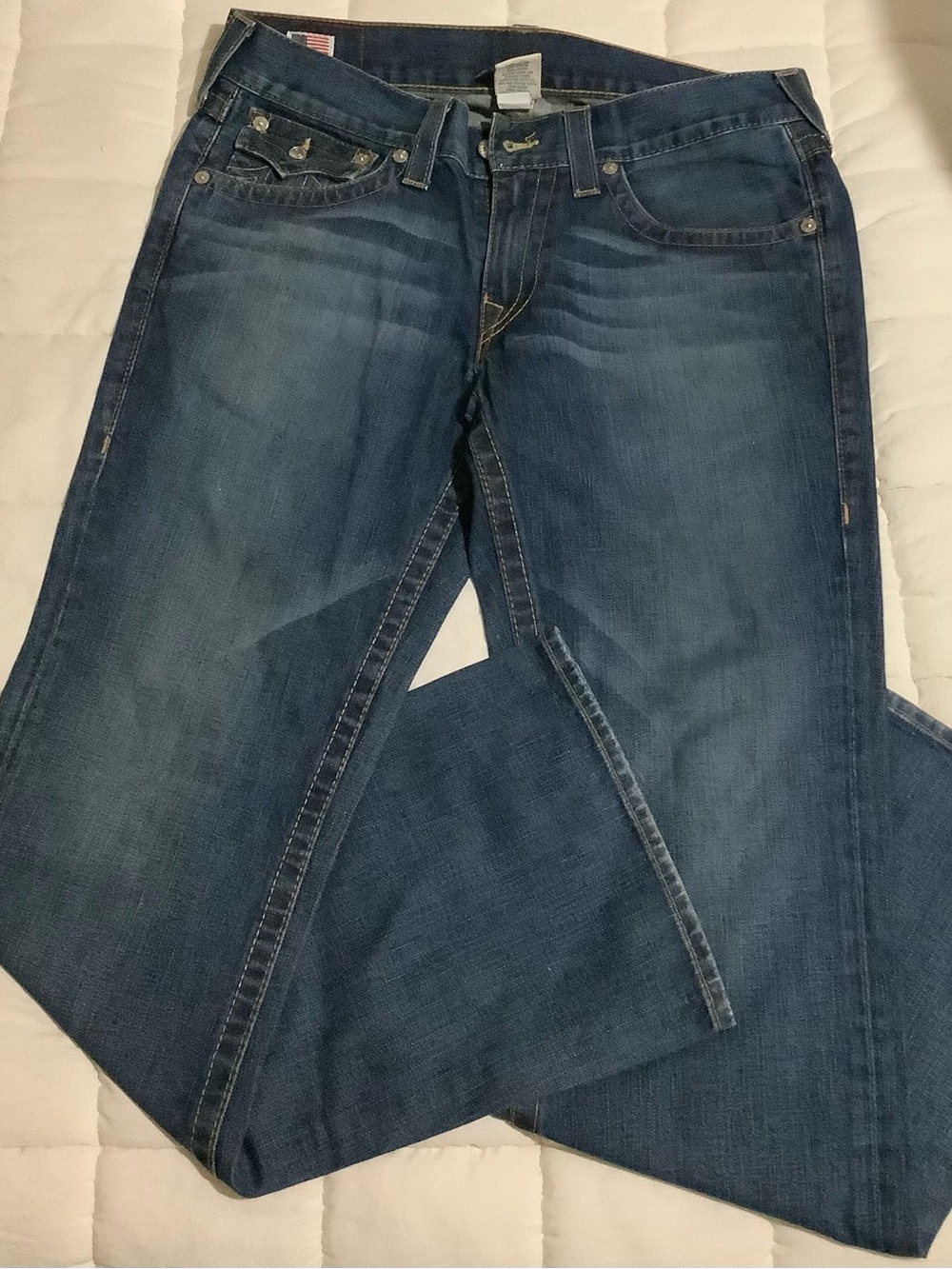 True Religion Men's Straight Jeans 34
